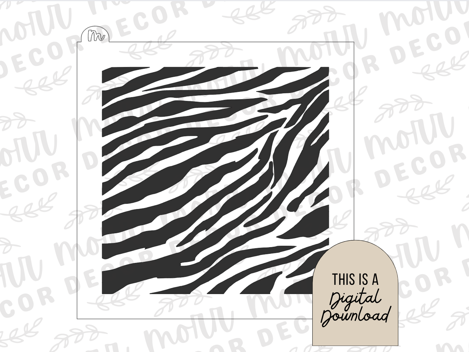 Zebra Print Cookie Stencil DIGITAL DOWNLOAD | Cookie Stencil Digital D – Morr Decor zebra-print-cookie-stencil-digital-download-cookie-stencil-digital-d-morr-decor