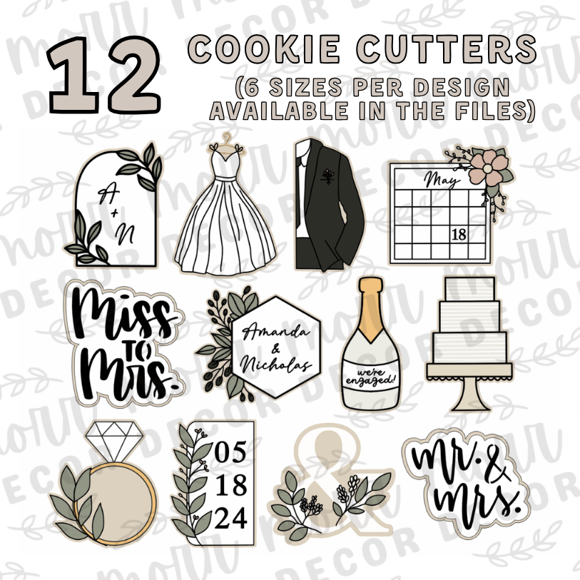 Everything But The Cookie - Wedding Bundle DIGITAL DOWNLOAD