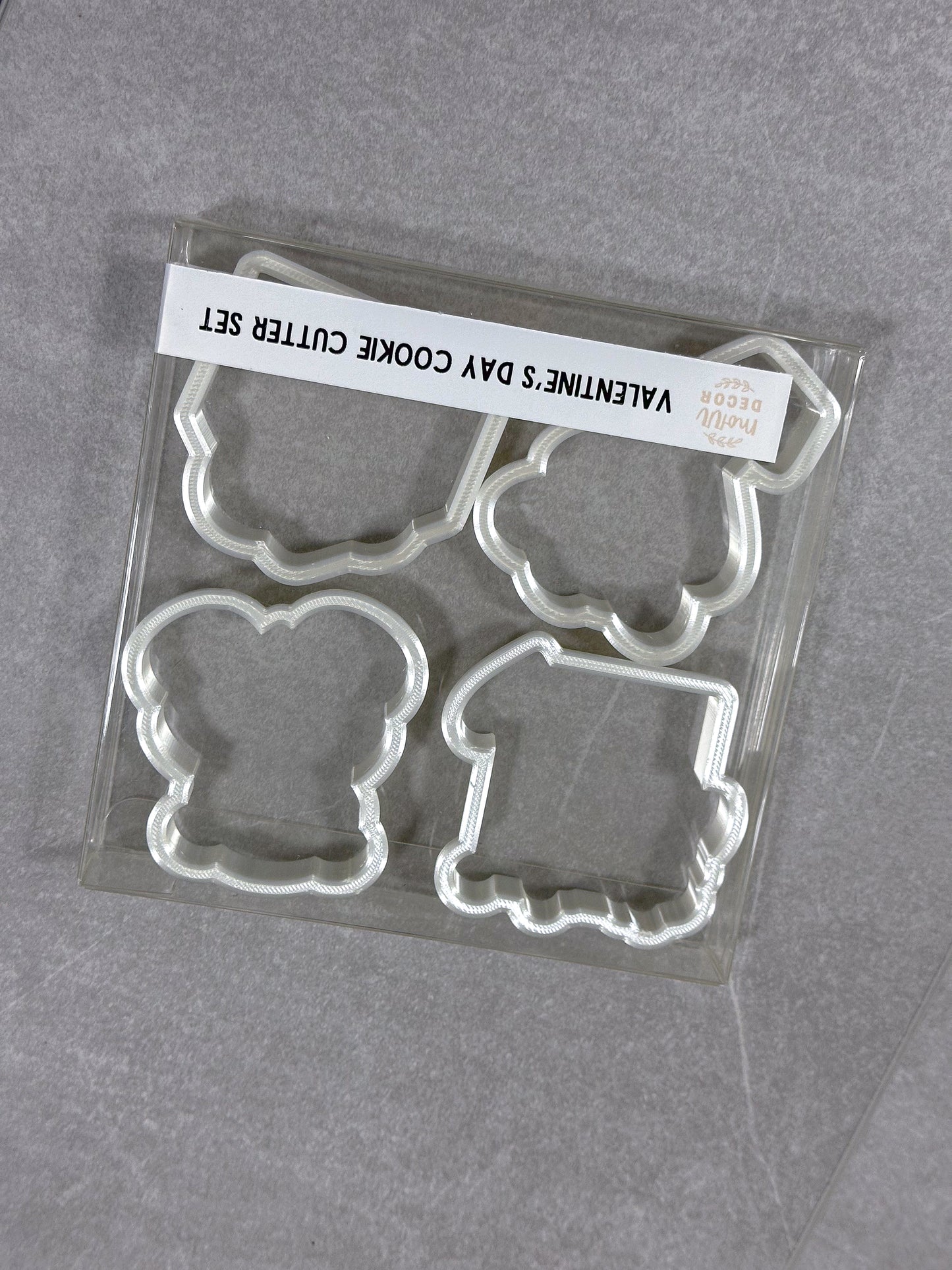 Valentine's Day Cookie Cutter Set 1 (4 Cutters Total)