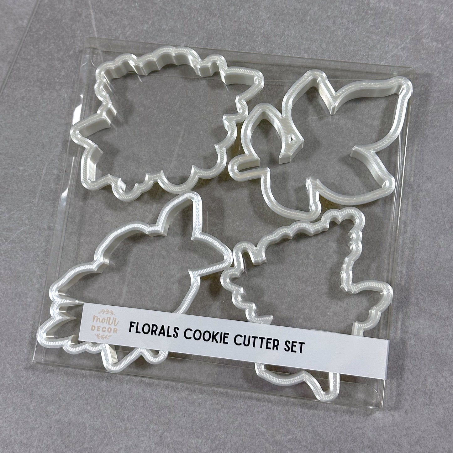 Florals Cookie Cutter Set (4 Cutters Total)