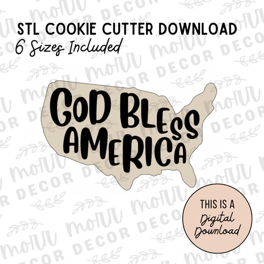 America/United States Cookie Cutter Digital Download