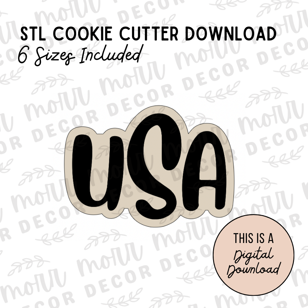 USA Cookie Cutter Digital Download