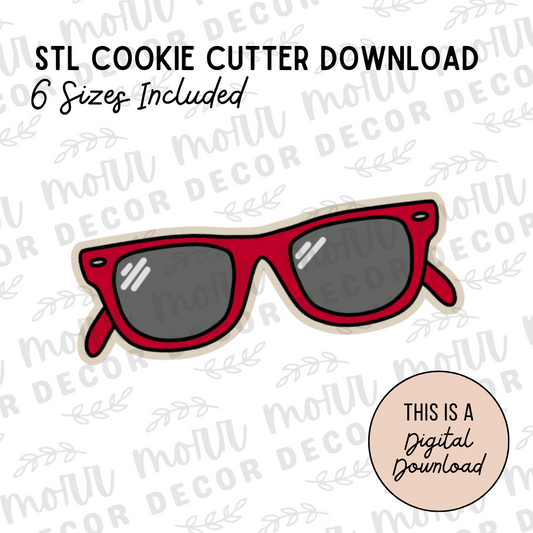 Sunglasses Cookie Cutter Digital Download