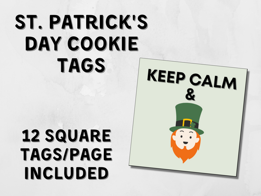 St. Patricks Day Cookie Tags