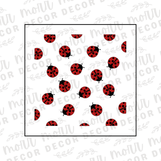 Ladybug 2-Part Cookie Stencil