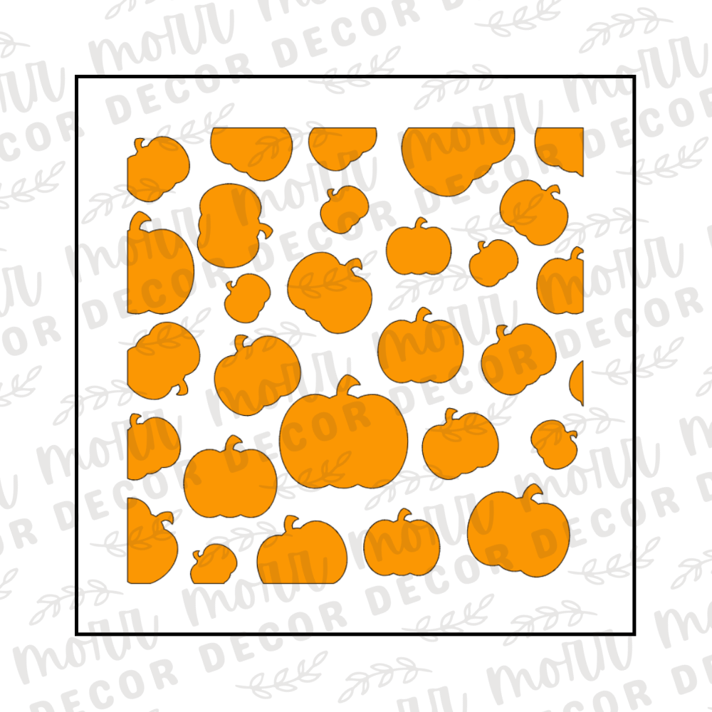 Pumpkin Cookie Stencil