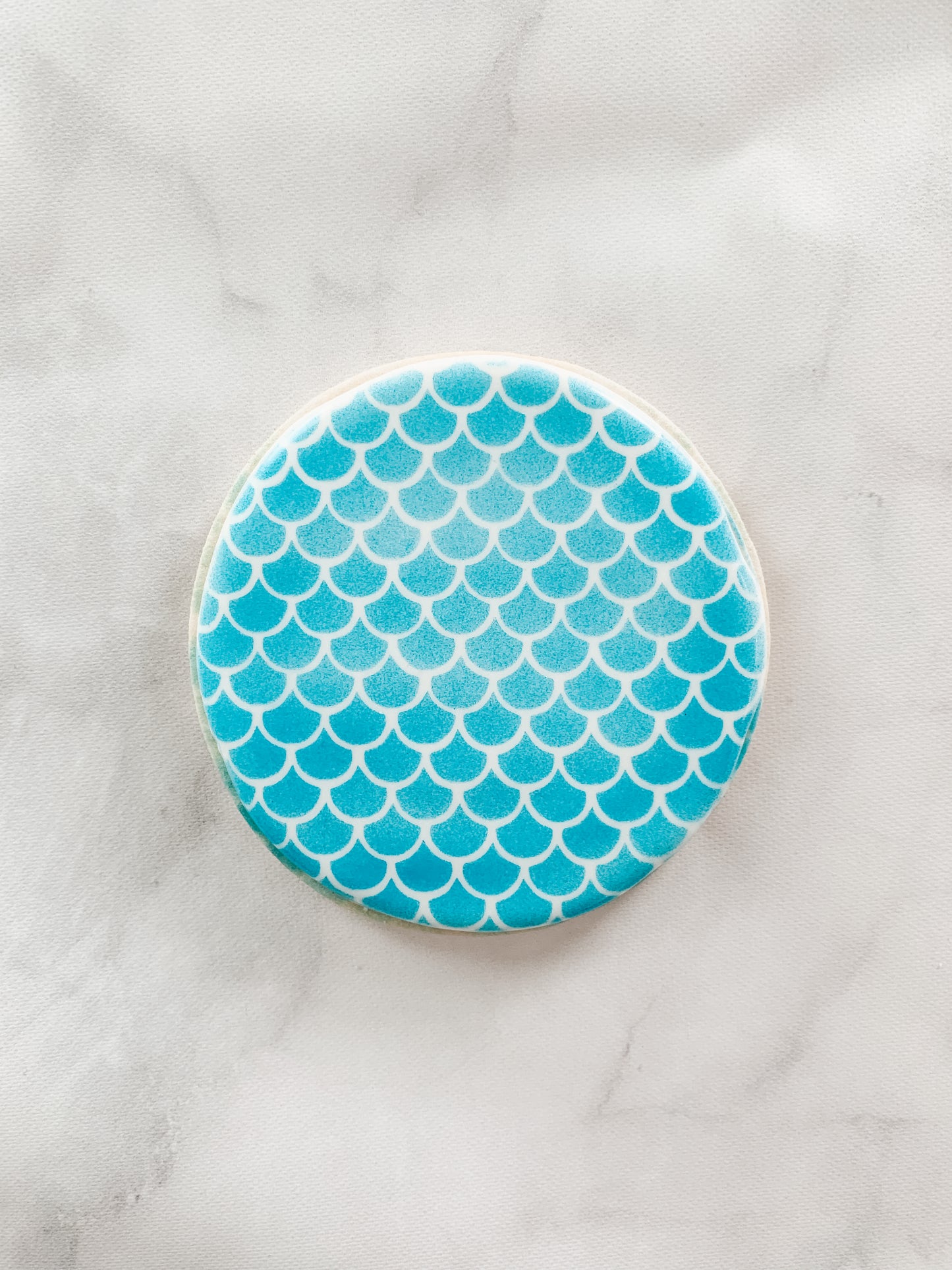 Mermaid Scale Cookie Stencil