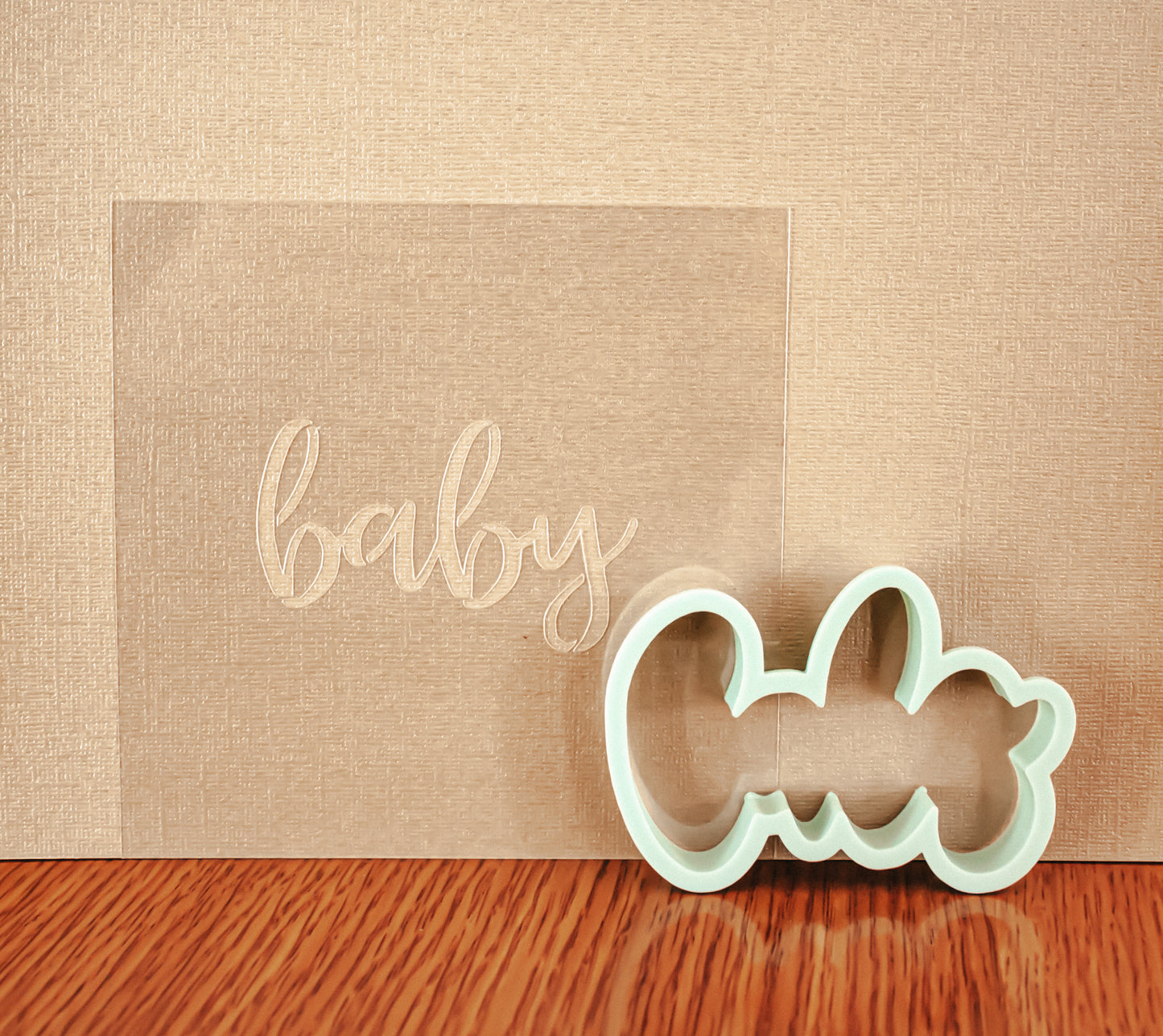 Baby Cookie Stencil + Cookie Cutter