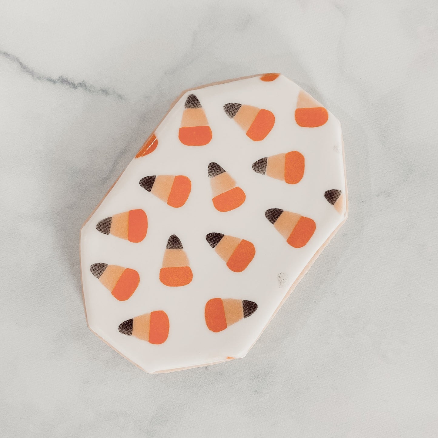 Candy Corn Halloween 3-Part Cookie Stencil