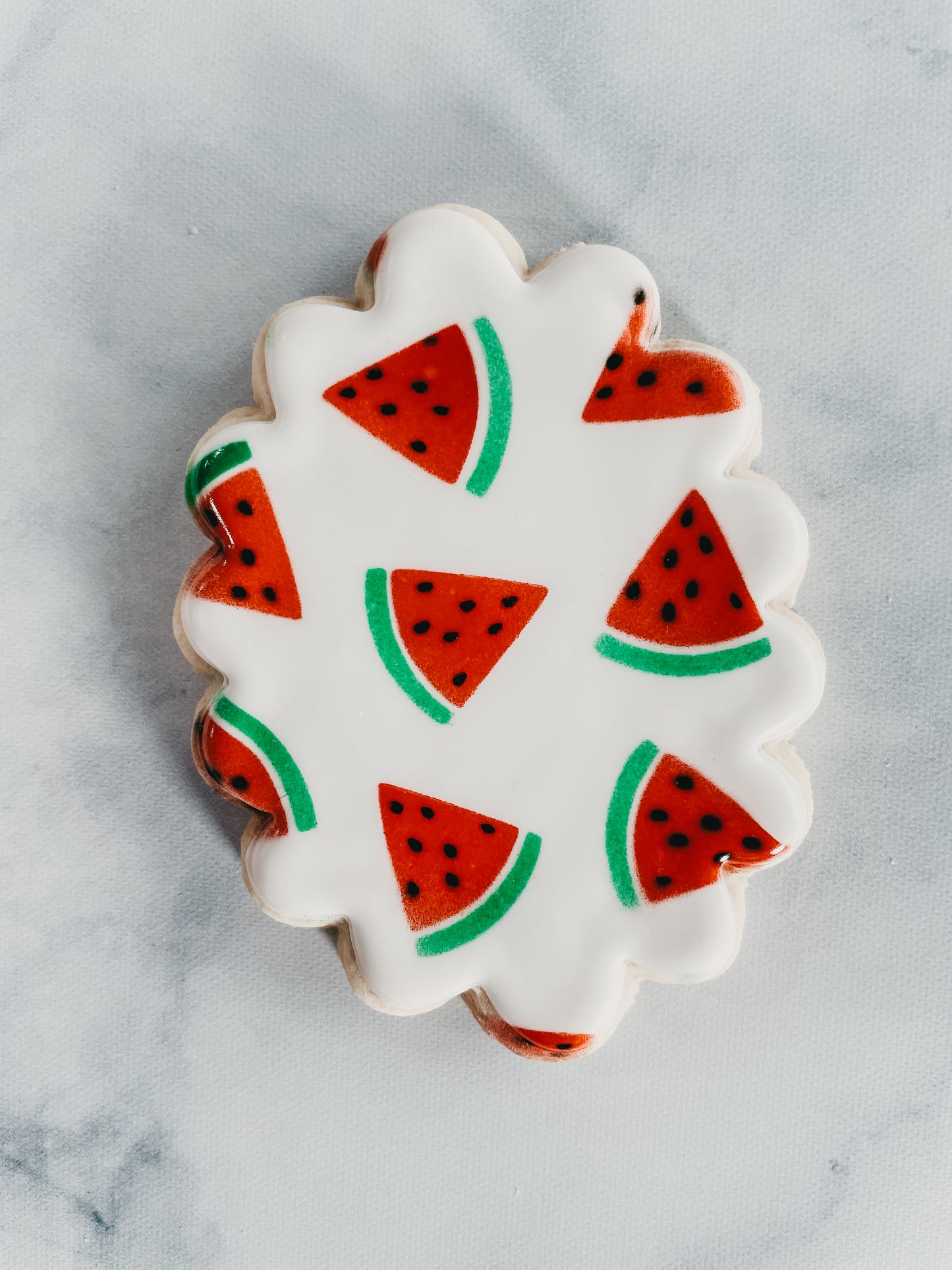 Watermelon 3-Part Cookie Stencil