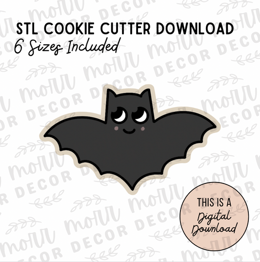 Bat Cookie Cutter Digital Download