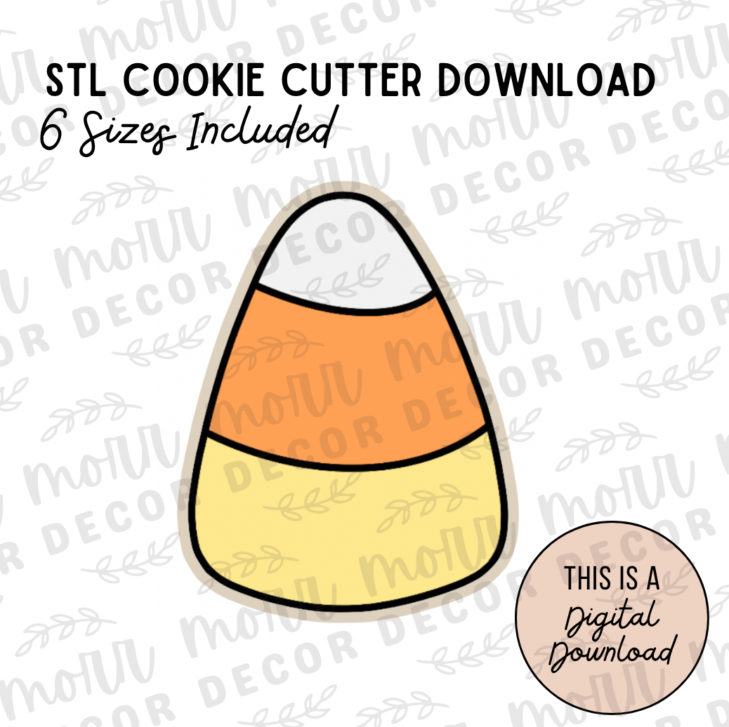 Candy Corn Cookie Cutter Digital Download