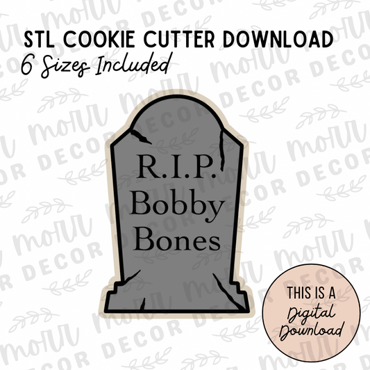 Tombstone Cookie Cutter Digital Download