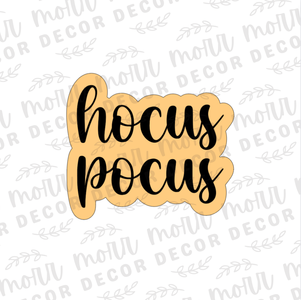 Hocus Pocus Cookie Cutter + Cookie Stencil Combo