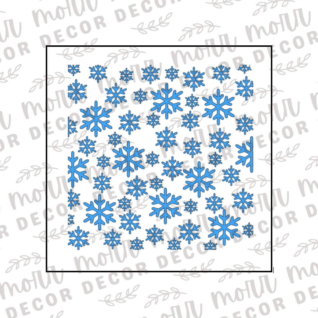 Snowflake Cookie Stencil