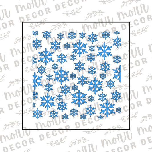 Snowflake Cookie Stencil