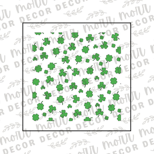 Shamrock/St. Patrick's Day Cookie Stencil