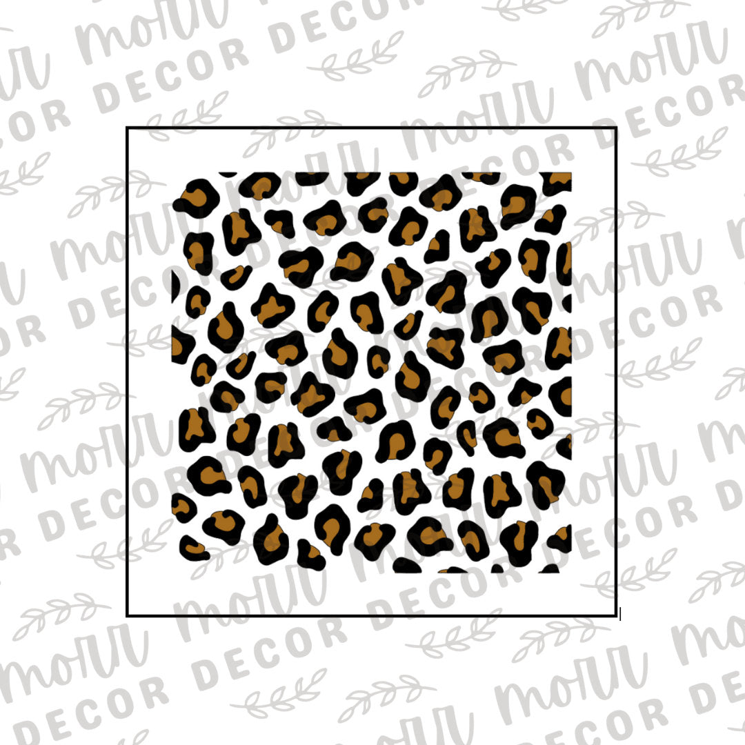 Leopard Print 2-Part Cookie Stencil