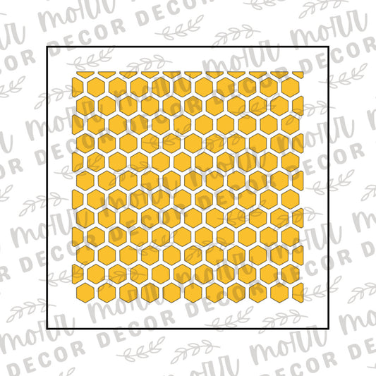 Honeycomb Cookie Stencil