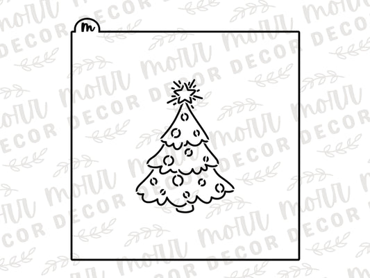 PYO Christmas Tree Cookie Stencil | PYO Christmas Cookie Stencil