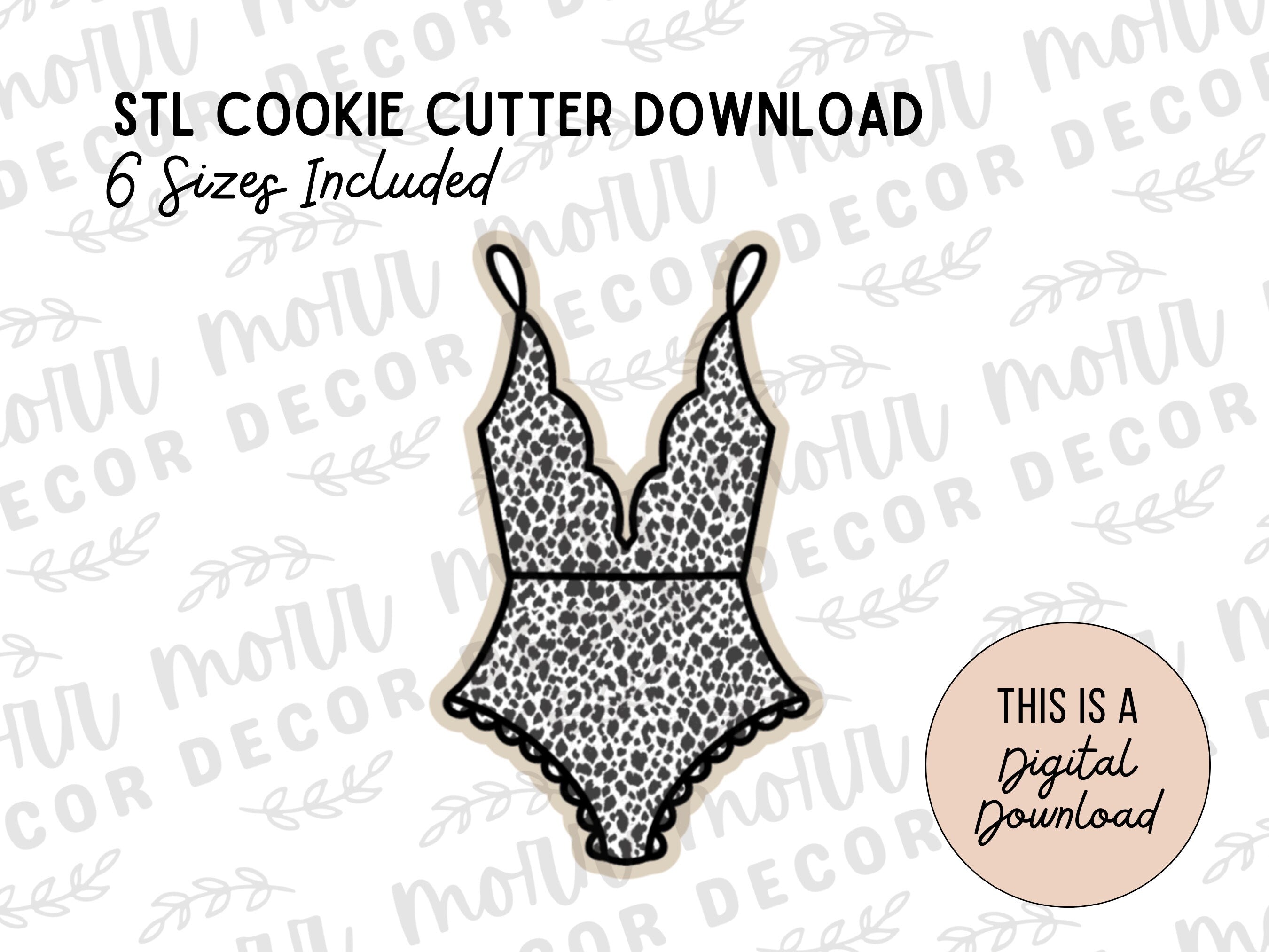 Lingerie Cookie Cutter Digital Download Morr Decor